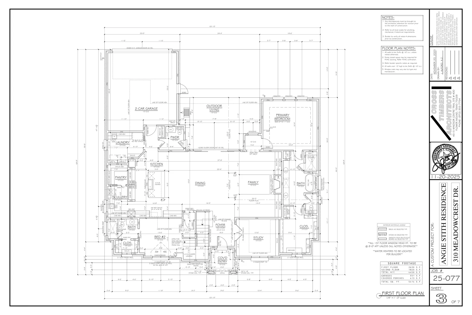Original first floor plan